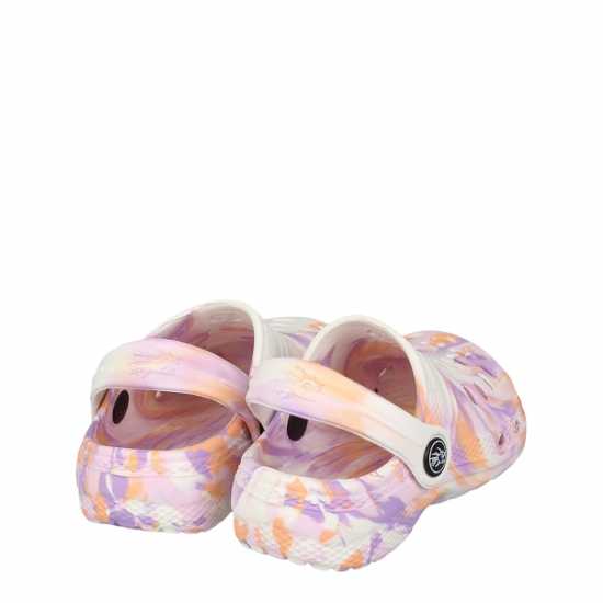 Hot Tuna Cloggs Childrens Pink Marble 