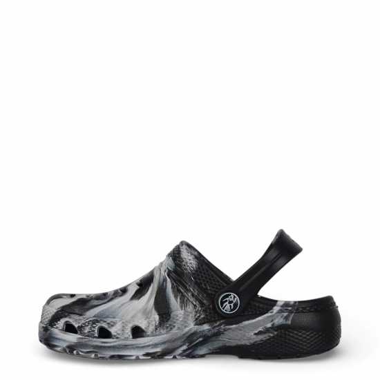 Hot Tuna Cloggs Childrens Black Marble Hot Tuna Cloggs Childrens Black Marble