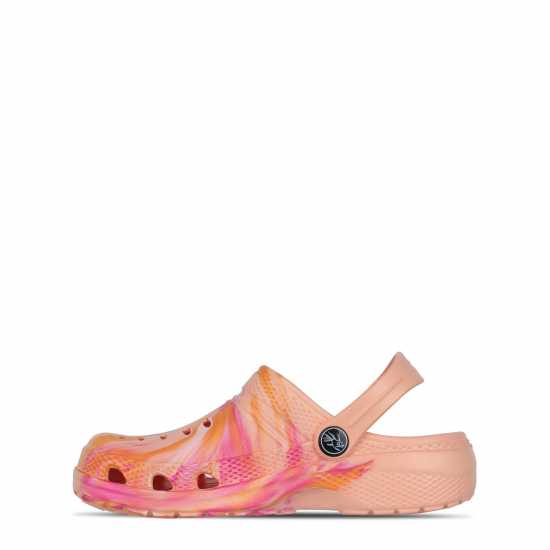 Hot Tuna Cloggs Childrens Pink Swirl - Детски сандали и джапанки