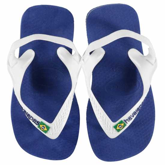 Havaianas Джапанки Baby Brasil Logo Ii Flip Flops Marine Blue Детски сандали и джапанки