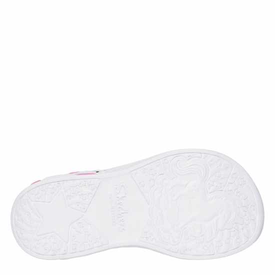 Skechers Skechers Lighted Unicorn Dreams Sandal Flat Sandals Girls Skechers Skechers Lighted Unicorn Dreams Sandal Flat Sandals Girls