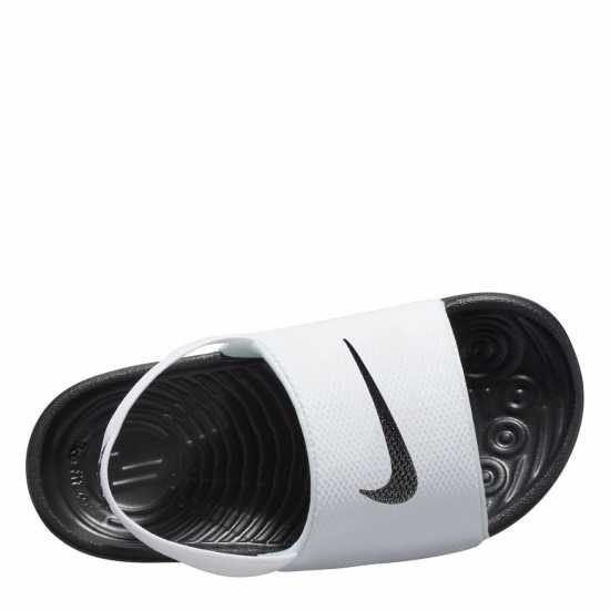 Nike Kawa Baby/toddler Slides White/Black Nike Kawa Baby/toddler Slides White/Black