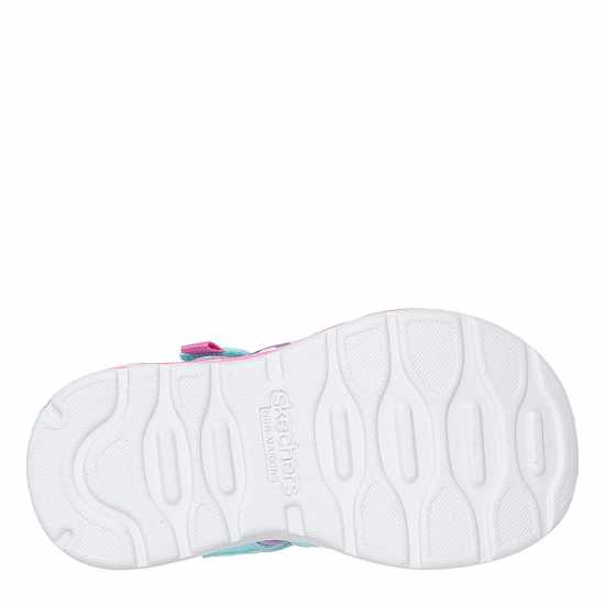 Skechers Close Toe Sandal W Bungee & Strap Flat Sandals Girls Skechers Close Toe Sandal W Bungee & Strap Flat Sandals Girls