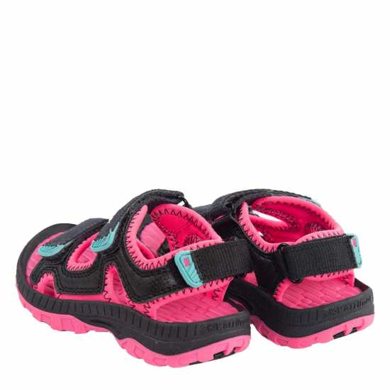 Детски Сандали Karrimor Kora Sandals Infants Black/Pink Детски туристически обувки