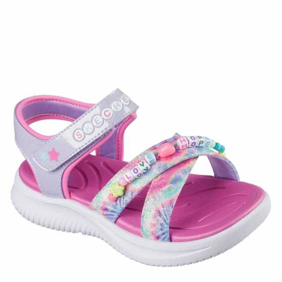 Skechers Friendship Bracelet Theme Sandal Flat Sandals Girls  