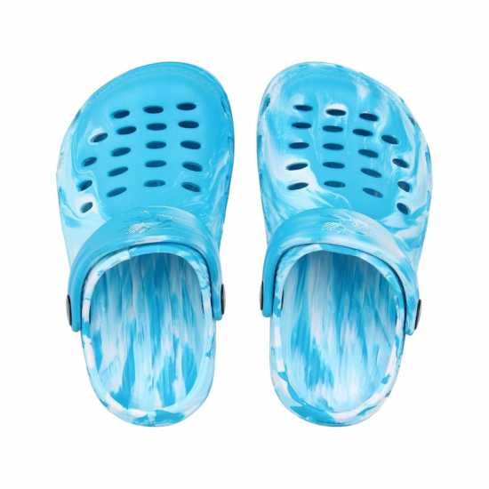 Hot Tuna Cloggs Infants Blue Marble Hot Tuna Cloggs Infants Blue Marble