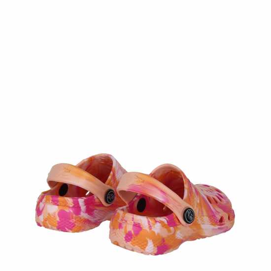 Hot Tuna Cloggs Infants Pink Swirl Детски сандали и джапанки