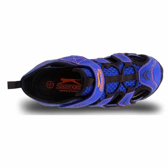 Slazenger Mollusk Sports Sandals Childrens Unisex Black/Blue Детски туристически обувки