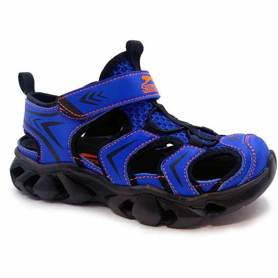 Slazenger Mollusk Sports Sandals Childrens Unisex Black/Blue Детски сандали и джапанки