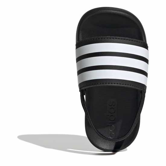 Adidas Adilette Estrap Slides Infants Черно/Бяло Детски сандали и джапанки