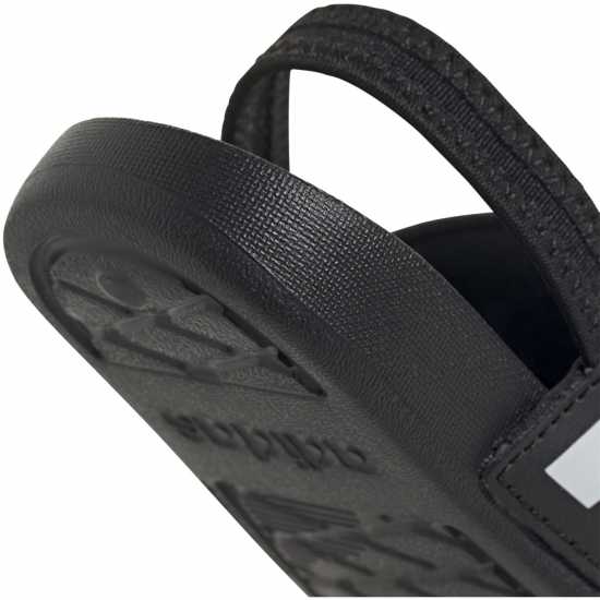 Adidas Adilette Estrap Slides Infants Черно/Бяло Детски сандали и джапанки