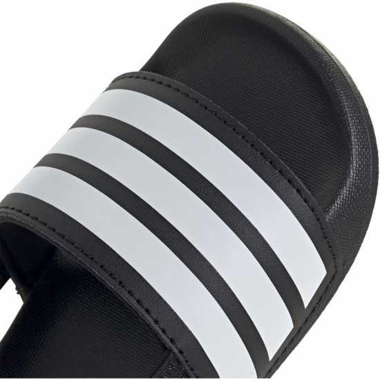 Adidas Adilette Estrap Slides Infants Черно/Бяло Детски сандали и джапанки