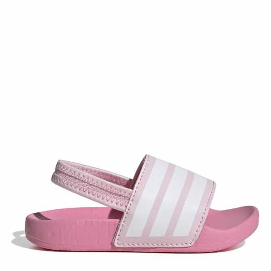 Детски сандали и джапанки Adidas Adilette Estrap Slides Infants Розово/Бяло Adidas Adilette Estrap Slides Infants Розово/Бяло Детски сандали и джапанки