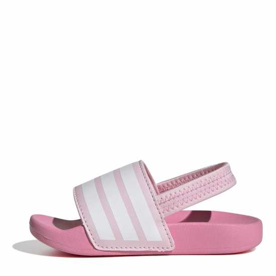 Детски сандали и джапанки Adidas Adilette Estrap Slides Infants Розово/Бяло Adidas Adilette Estrap Slides Infants Розово/Бяло Детски сандали и джапанки