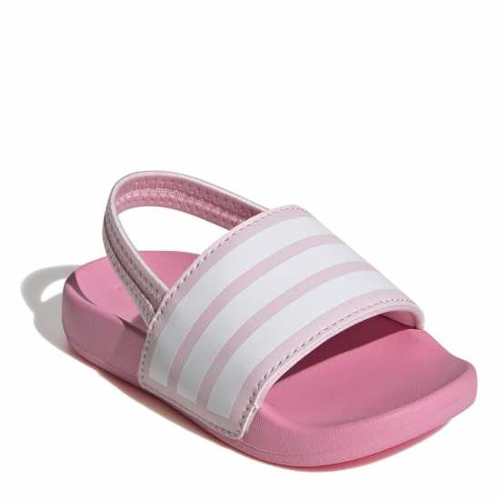 Детски сандали и джапанки Adidas Adilette Estrap Slides Infants Розово/Бяло Adidas Adilette Estrap Slides Infants Розово/Бяло Детски сандали и джапанки