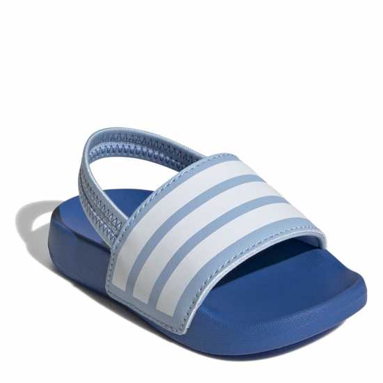 Детски сандали и джапанки Adidas Adilette Estrap Slides Infants Небесно син/Бял Adidas Adilette Estrap Slides Infants Небесно син/Бял Детски сандали и джапанки