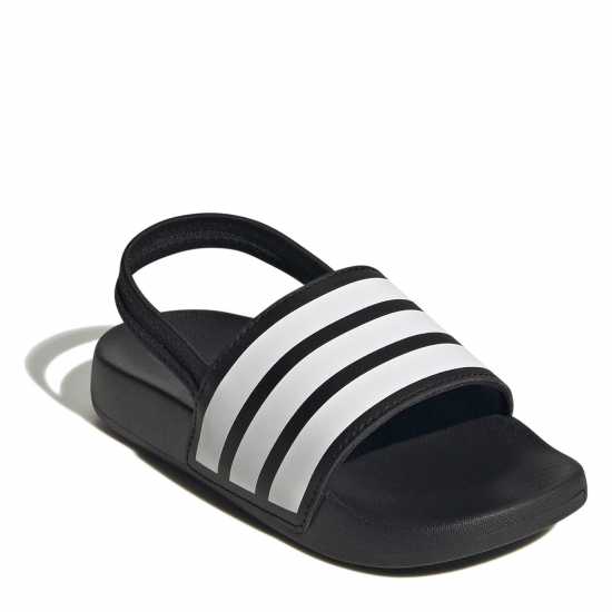 Adidas Adilette Estrap Slides Kids Черно/Бяло Детски сандали и джапанки