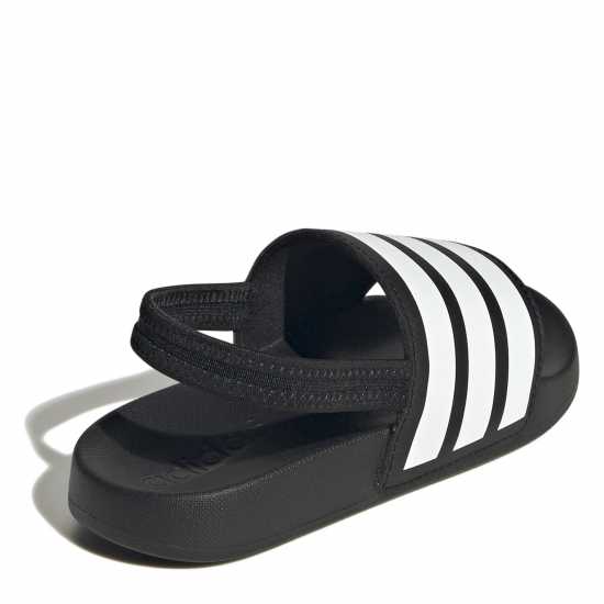 Adidas Adilette Estrap Slides Kids Черно/Бяло Детски сандали и джапанки