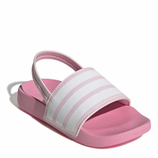 Adidas Adilette Estrap Slides Kids Розово/Бяло Детски сандали и джапанки