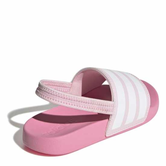 Adidas Adilette Estrap Slides Kids Розово/Бяло Детски сандали и джапанки
