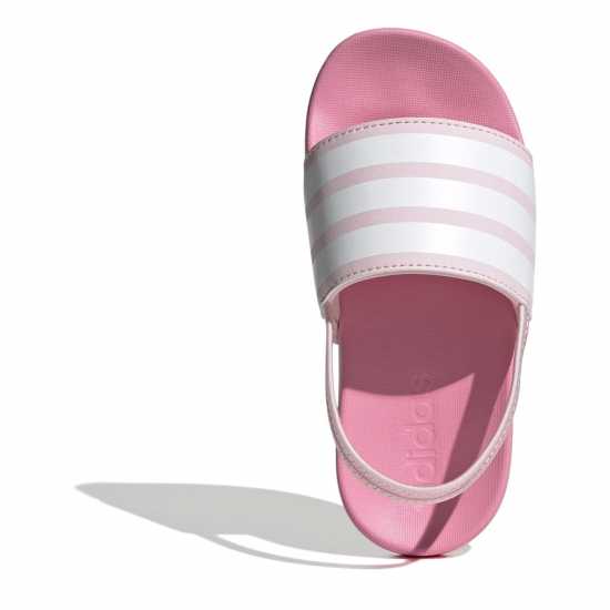 Adidas Adilette Estrap Slides Kids Розово/Бяло Детски сандали и джапанки