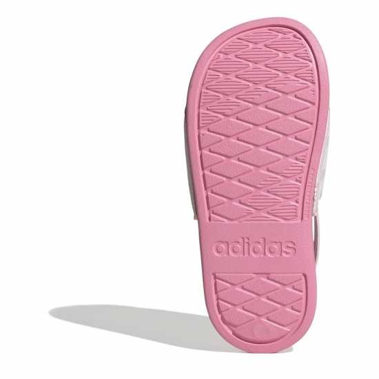 Adidas Adilette Estrap Slides Kids Розово/Бяло Детски сандали и джапанки