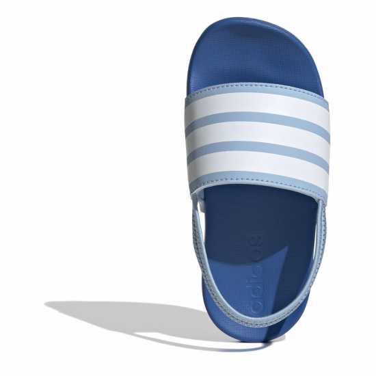 Adidas Adilette Estrap Slides Kids Небесно син/Бял Детски сандали и джапанки