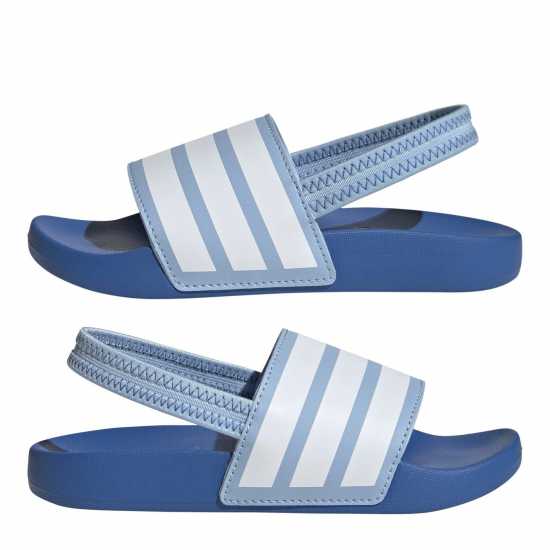 Adidas Adilette Estrap Slides Kids Небесно син/Бял Детски сандали и джапанки