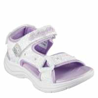 Skechers Glimm Kicks Ch99 White/Lavender Детски сандали и джапанки