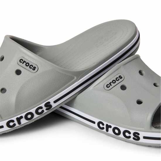 Crocs Bayaband Slide Mens Light Grey Crocs Bayaband Slide Mens Light Grey