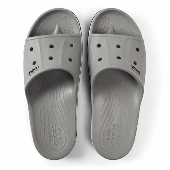 Crocs Bayaband Slide Mens Light Grey Crocs Bayaband Slide Mens Light Grey