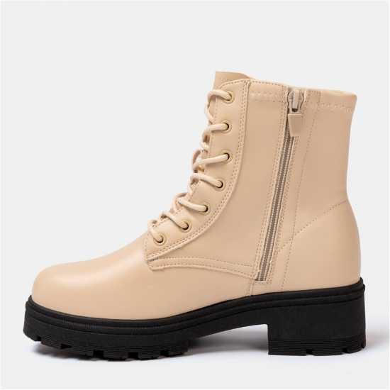 Дамски ботуши Боти Saw It First Biker Ankle Boots Women White Боти Saw It First Biker Ankle Boots Women White Дамски ботуши