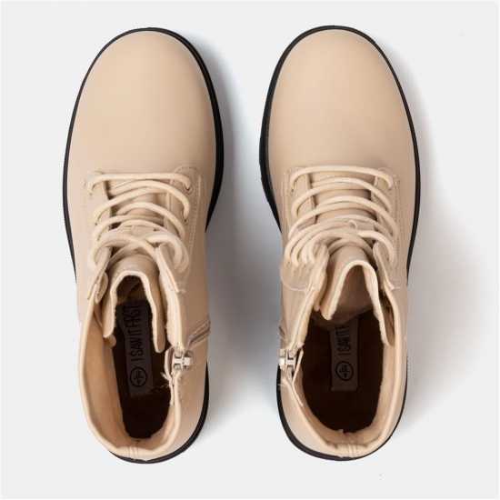 Дамски ботуши Боти Saw It First Biker Ankle Boots Women White Боти Saw It First Biker Ankle Boots Women White Дамски ботуши