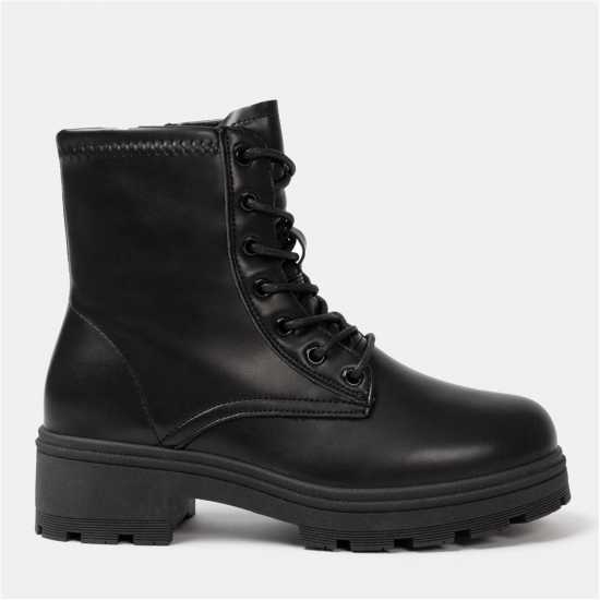 Дамски ботуши Боти Saw It First Biker Ankle Boots Women Black Боти Saw It First Biker Ankle Boots Women Black Дамски ботуши
