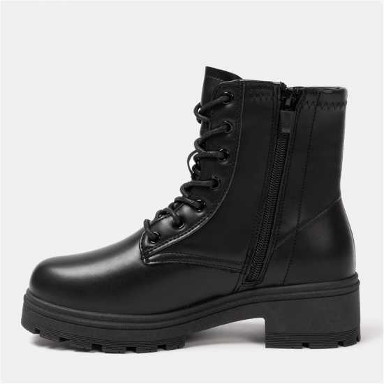 Дамски ботуши Боти Saw It First Biker Ankle Boots Women Black Боти Saw It First Biker Ankle Boots Women Black Дамски ботуши