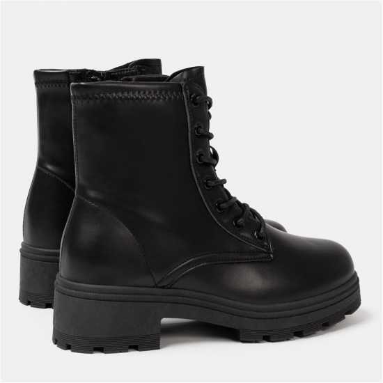 Дамски ботуши Боти Saw It First Biker Ankle Boots Women Black Боти Saw It First Biker Ankle Boots Women Black Дамски ботуши