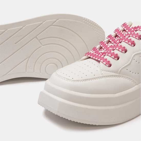 Kappa Ari Trainers Бяло/Розово Червено 