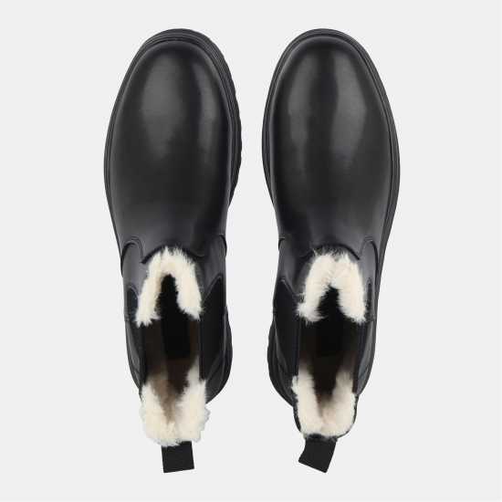 Ботуши С Ластик На Глезена Jack Wills Fur Chelsea Boots  Дамски ботуши
