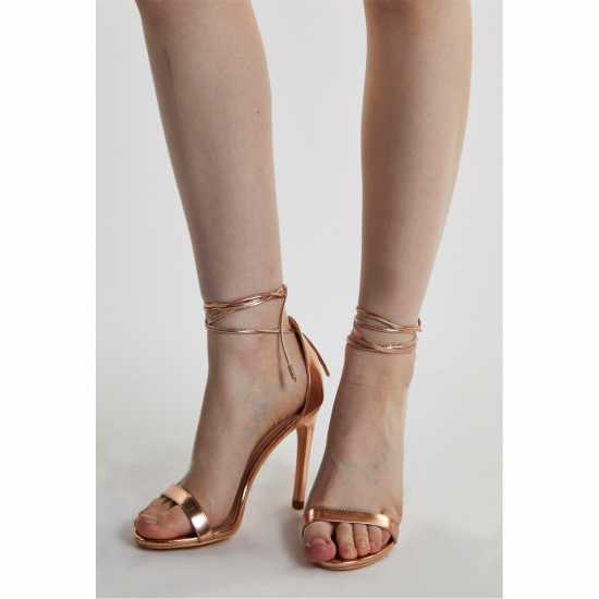 Glamorous Ankle-Tie High-Heels  Дамски обувки