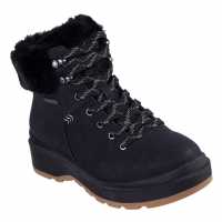 Skechers Здрави Ботуши Cozy Fashion Hiker Lace Up Wedge Bo Rugged Boots Womens  