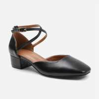 Wheres That From Low Ankle Strap Block Heels  