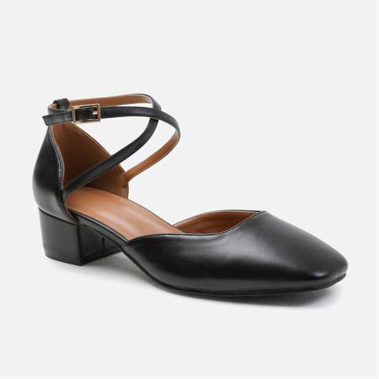 Wheres That From Low Ankle Strap Block Heels  