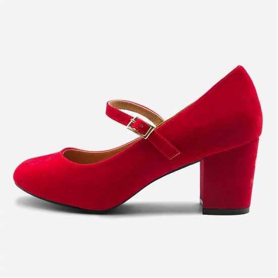 Wheres That From Block Heel Mary Jane Pumps  