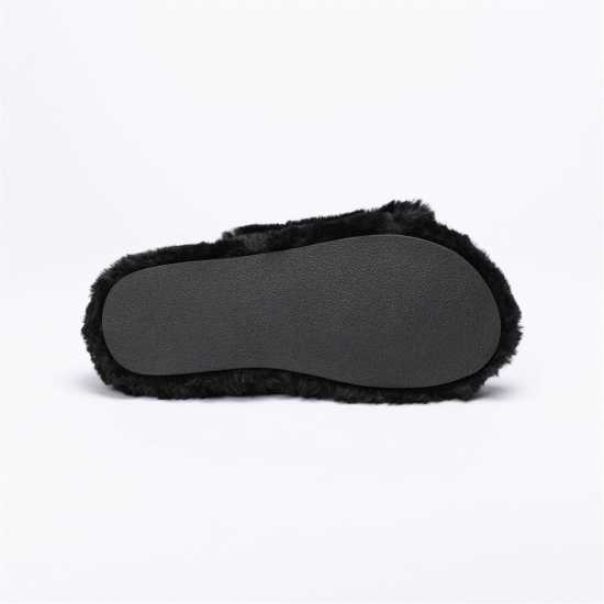Siksilk Fluffy Pool Sliders  