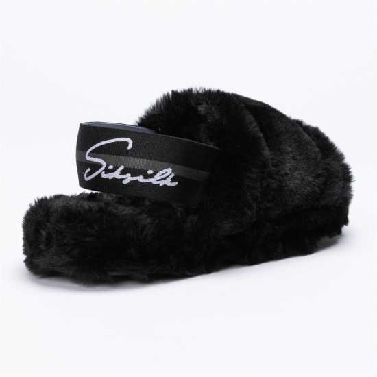 Siksilk Fluffy Pool Sliders  