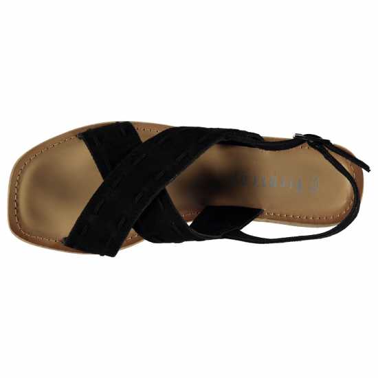 Дамски сандали и джапанки Firetrap Дамски Сандали Coal Cross Over Ladies Sandals Black Suede Firetrap Дамски Сандали Coal Cross Over Ladies Sandals Black Suede Дамски сандали и джапанки