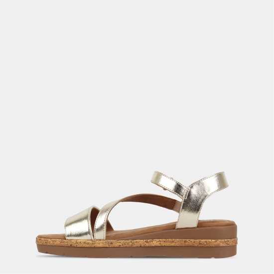 Biba Wedge Sandal Ld63 Gold 