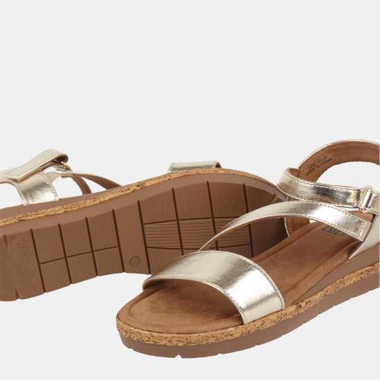 Biba Wedge Sandal Ld63 Gold 