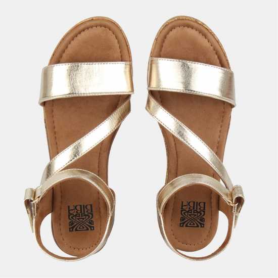 Biba Wedge Sandal Ld63 Gold 