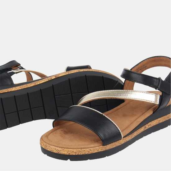 Biba Wedge Sandal Ld63 Black 